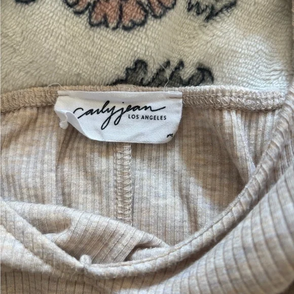 Carly Jean Los Angeles Oatmeal Heather Maxi Slip Dress WITH POCKETS - Picture 8 of 8